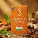 Infusion Pramati Atma - boîte orange 20 sachets avec ingrédients biologiques curcuma gingembre tulsi