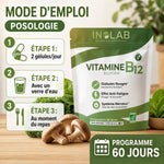 Inolab B12form vitamine B12 vegan bio shiitake 60 capsules mode d'emploi posologie