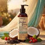 Lait bronzant Jambes Dorées Aquatéal avec noix de coco et guarana sur terrasse méditerranéenne