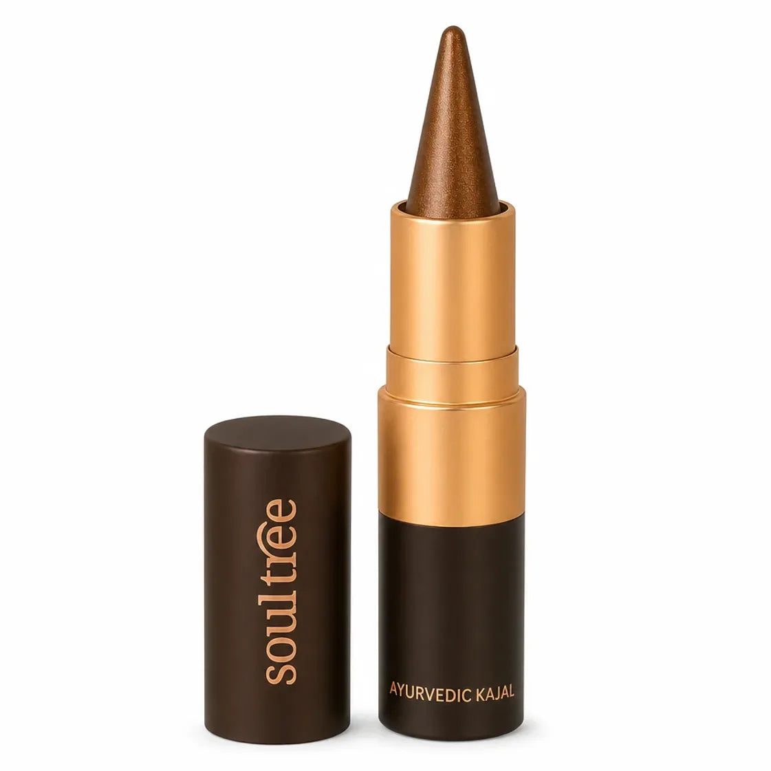 Kajal Bronze Kerala 009 Soultree - crayon kajal ayurvédique bronze et or rose