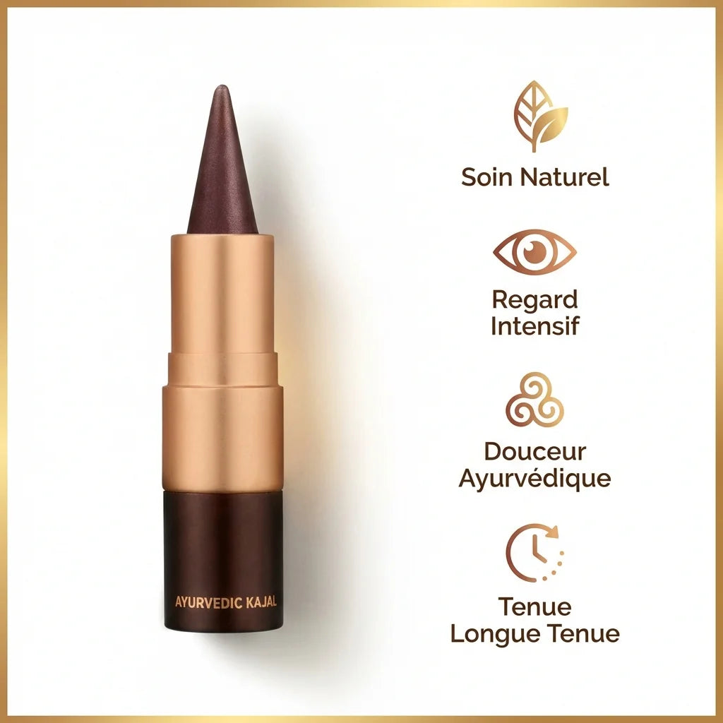 Kajal Ecorce Lodhra 007 SoulTree avec bénéfices : soin naturel, regard intensif, douceur ayurvédique