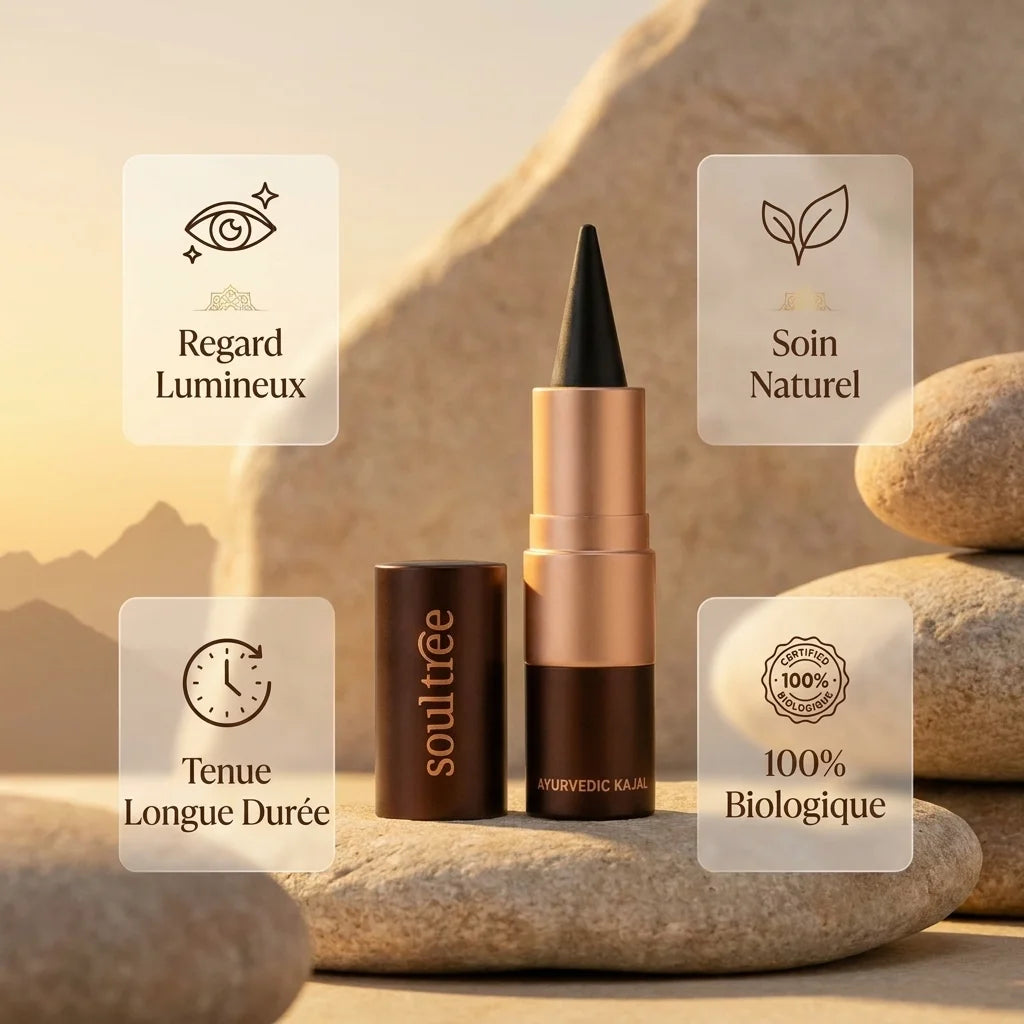 Kajal Granite Himalaya 004 Soultree avec infographies bénéfices naturels et biologique