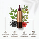 Kajal Prune Cachemire 008 Soultree - Crayon khôl ayurvédique naturel avec ingrédients botaniques