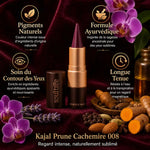 Kajal Prune Cachemire 008 Soultree avec ingrédients naturels et éléments botaniques ayurvédiques
