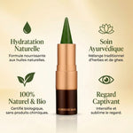 Kajal Vert Impérial 002 Soultree avec bénéfices naturels, hydratation et soin ayurvédique