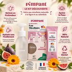Kit découverte Pimpant figue & calendula : bouteille réutilisable et sachet poudre avec bénéfices