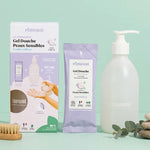 Kit Découverte Gel Douche en Poudre Pimpant sans parfum avec bouteille et recharge écologique