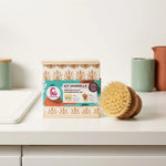 Kit vaisselle Lamazuna écologique : brosse rechargeable et savon solide 125g