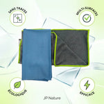 Kit Vitres Parfaites JP Nature avec microfibre et chiffon magique pour vitres sans traces