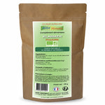 Poudre Klamath bio 50g Aosa Véritable en sachet kraft avec label vert, certifications AB