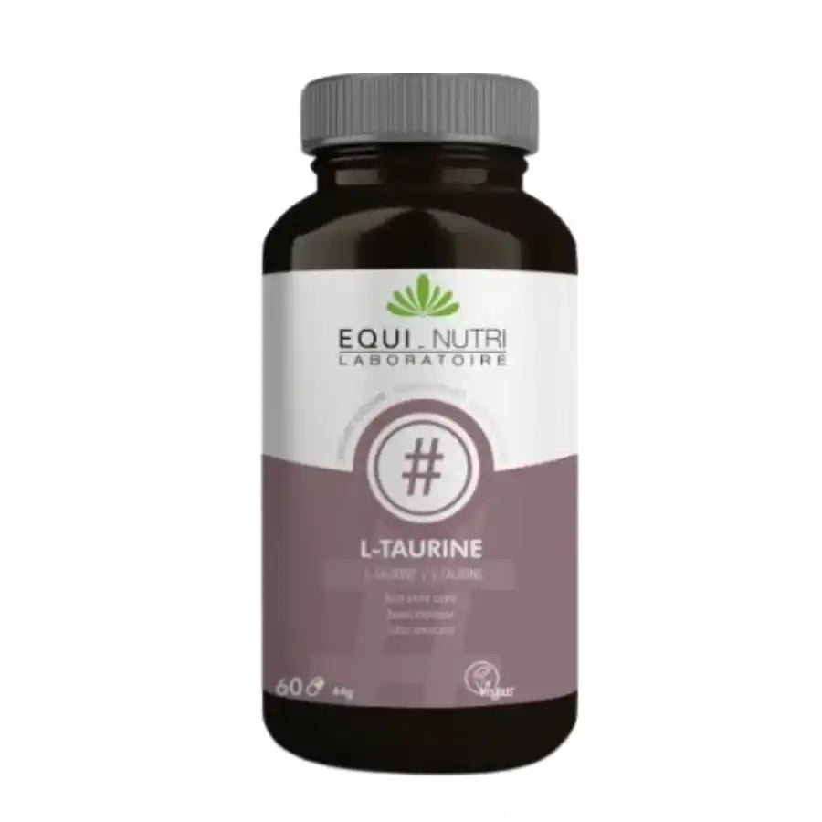 Boîte de 60 gélules de L-taurine de la marque Equi-nutri