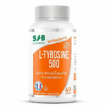 L-Tyrosine 500mg SFB Laboratoires flacon 60 gélules sur fond blanc