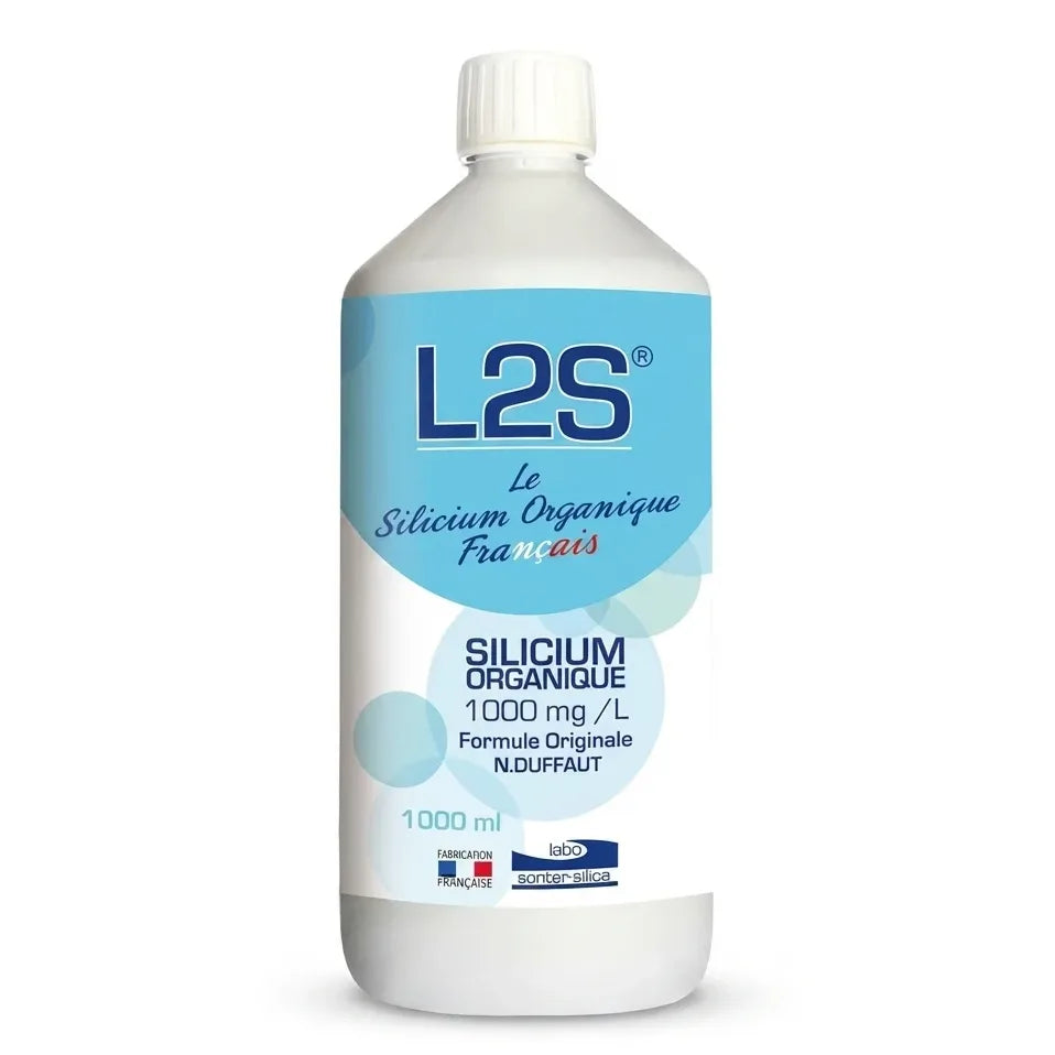 Bouteille L2S Silicium Organique 1 Litre - Complément alimentaire Labo Santé Silice