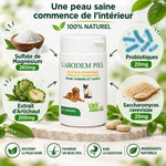 Labodem Piel complément naturel chien chat avec probiotiques, magnésium et artichaut
