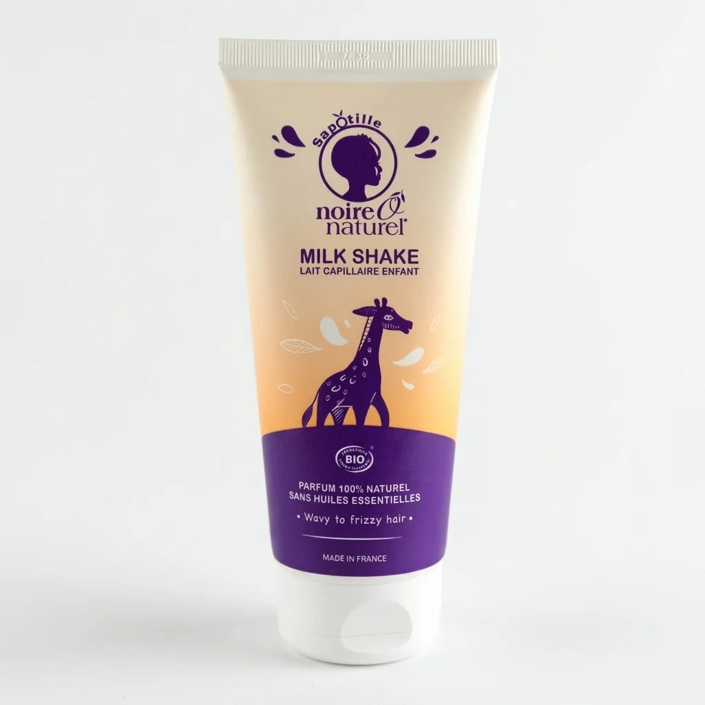 Lait capillaire enfant Noire Ô Naturel 200ml tube crème avec certification BIO