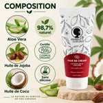 Lait capillaire Noire Ô Naturel pour cheveux frisés à crépus, aloe vera, jojoba et coco, certifié COSMOS