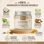 Lait corps Comptoir des Huiles à l'huile de coco bio, 100ml, ingrédients naturels