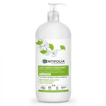 Lait corps hydratant Centifolia 500ml blanc avec pompe et illustration ginkgo biloba