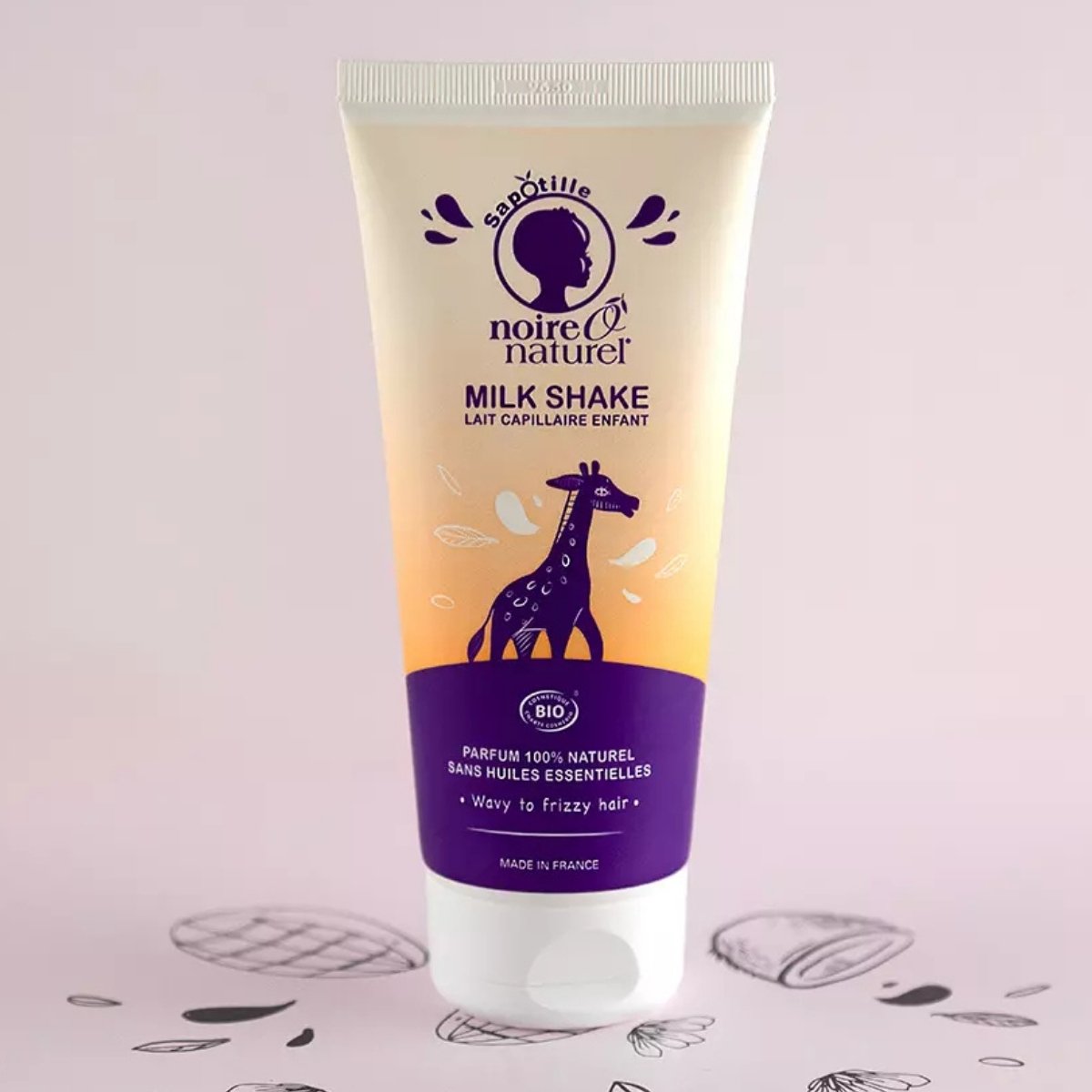 Un lait capillaire pour enfant de la marque Noire au naturel
