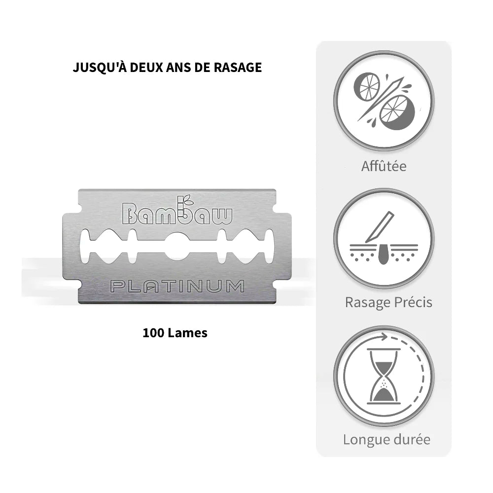 Les avantages d'utiliser une lame de Rasoir de sûreté Bambaw