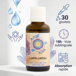 Flacon Lapis-Lazuli Elixir 30ml Ansil avec posologie 30 gouttes sublingual