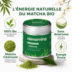 Matcha Cérémonie bio 30g nüMorning - poudre verte japonaise sans amertume