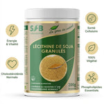 Lécithine de Soja Granulés SFB 200g avec bénéfices santé: énergie, cholestérol, cellules, phospholipides