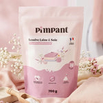 Lessive Laine & Soie Pimpant 700g en poudre avec tissus délicats et fleurs sur fond pastel