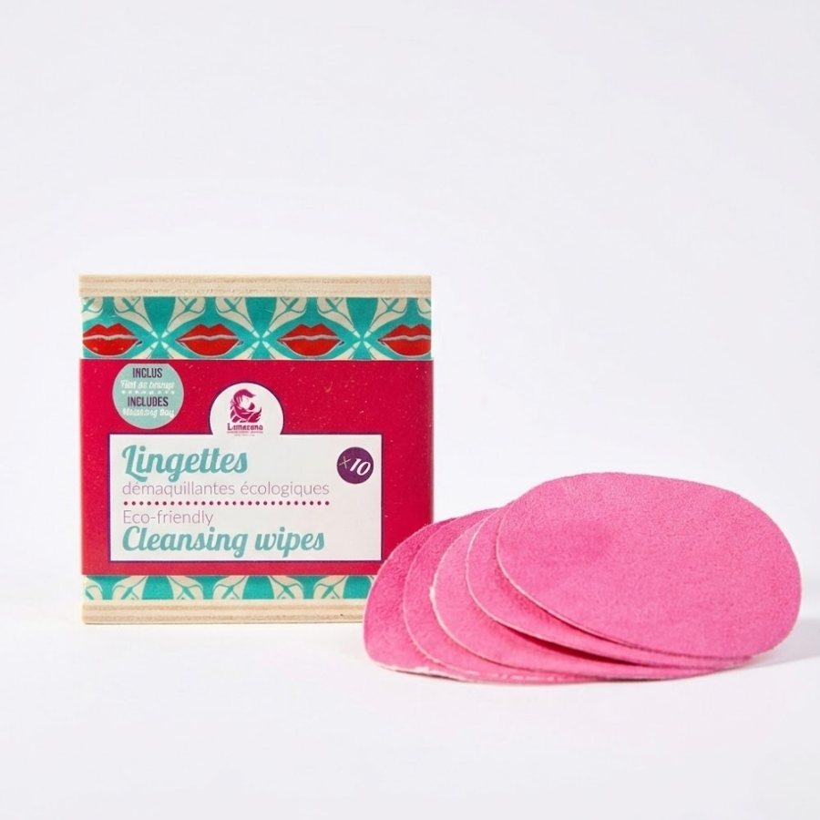Lingettes démaquillantes écologiques et lavables de la marque Lamazuna