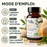 Lion's Mane complément alimentaire 56 gélules - Mode d'emploi dosage pour mémoire et concentration