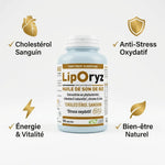 LipOryz 180 capsules huile de son de riz avec bénéfices cholestérol et bien-être naturel