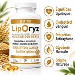 Liporyz 270 capsules huile son riz régule cholestérol LT Labo bénéfices santé