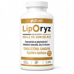 Liporyz 270 capsules huile son riz LT Labo régulateur cholestérol flacon blanc