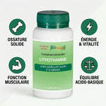 Lithothamne Aosa 90 gélules avec bénéfices : ossature, énergie, muscles, équilibre acido-basique