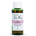Lotion micellaire bio Pur'Aloé 250ml avec 76% aloé vera en flacon verre ambré