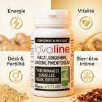 Lovaline Bio 40 gélules - Complément énergie et fertilité LT Labo avec bénéfices bien-être