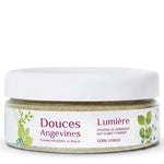 Lumière Gommage Bio 50g Douces Angevines, pot de gommage exfoliant beige en verre