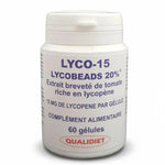 Lyco-15 flacon de 60 gélules de lycopène 15 mg VitalOsmose supplément alimentaire
