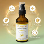 Macérât Huileux d'Arnica Bio 50ml Florame - Bouteille avec bénéfices apaisant, tonifiant et récupération