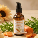 Macérât huileux de carotte Florame 50ml avec carottes fraîches et fleurs de tournesol