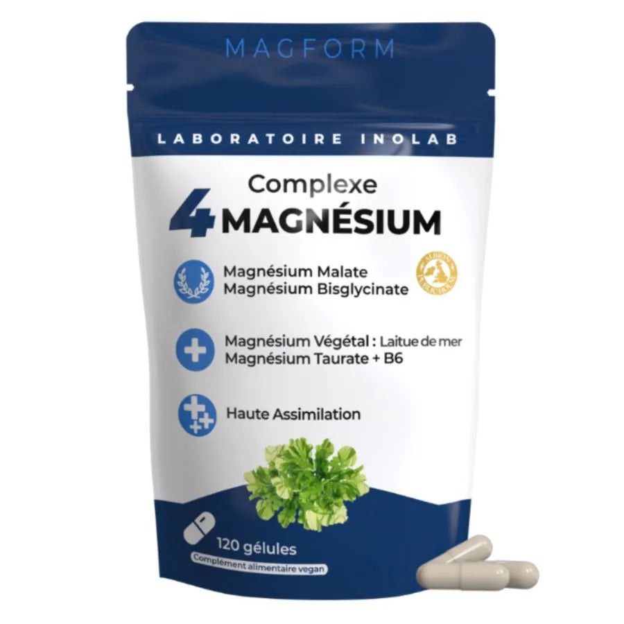 Un sachet de 120 gélules de MagForm