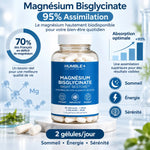 Magnésium Bisglycinate 90 gélules Humble+ pour sommeil, énergie et sérénité - absorption optimale