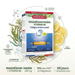 Magnésium marin et Vitamine B6 Superdiet 20 ampoules avec ingrédients naturels marins