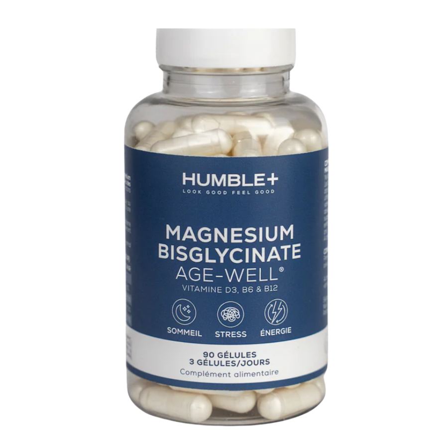 Une boîte de 90 gellules de magnesium humble +