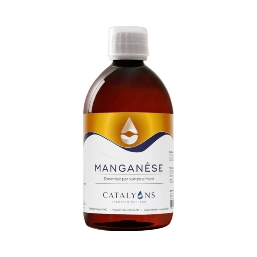 Un flacon de Manganèse de la marque Catalyons en 500 ml.