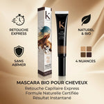 Mascara bio K pour Karité - 4 nuances, retouche express naturelle et certifiée pour cheveux