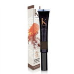 Mascara bio K pour Karité tube noir avec boîte blanche, couleur chatain moyen