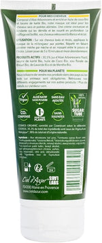 Masque cheveux secs certifié bio 200ml Pur aloé vue de dos