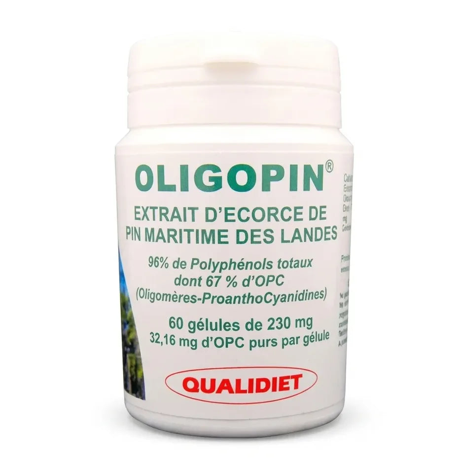 Bouteille MAX OPC 50 Vital Osmose 60 gélules extrait écorce pin maritime