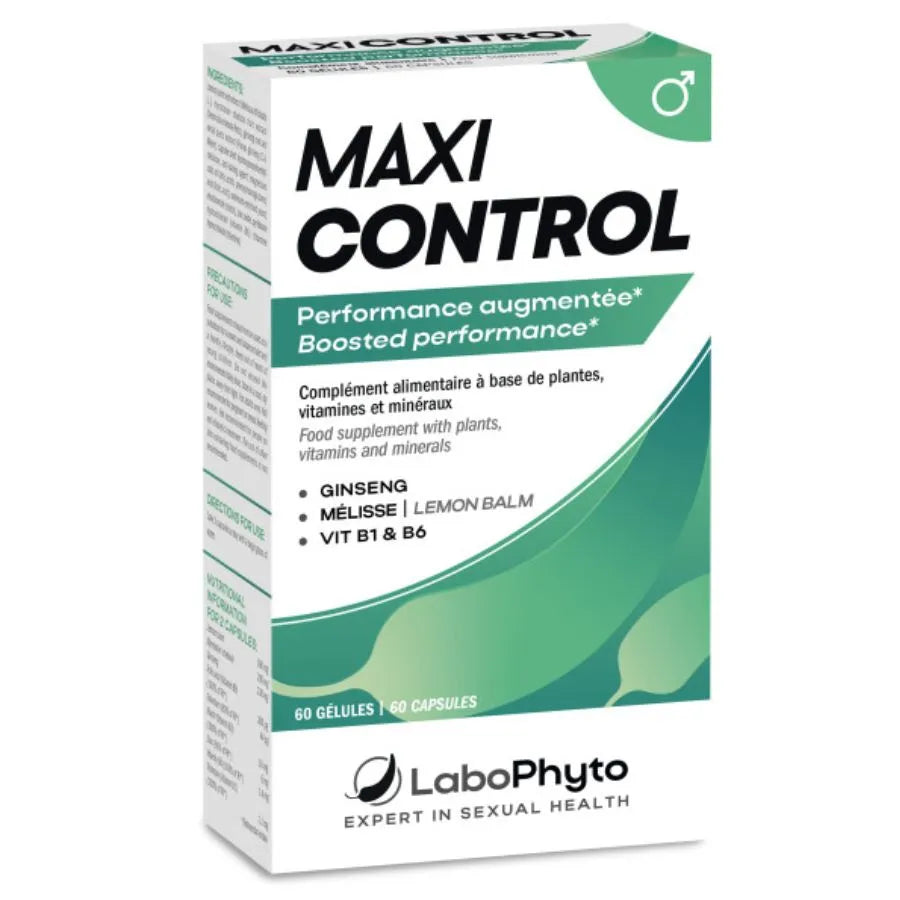 Une boîte de 60 gélules de maxi control de la marque labophyto 